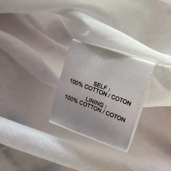 Tanya Taylor White Embroidered Sleeveless Mini Dress Women’s Size 2 - Picture 9 of 10